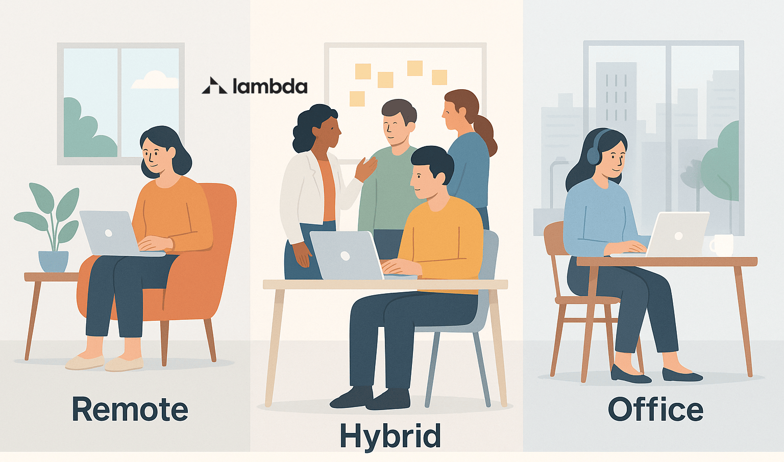 Remote, Hybrid, Office ажиллах орчны хэлбэрүүдээс аль нь танд илүү тохирох вэ?