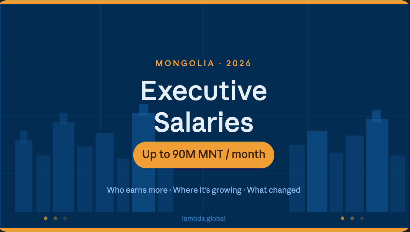 Mongolia Salary Benchmarks 2026: What Executives Are Really Earning