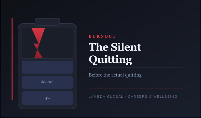 The Silent Quitting Before the Actual Quitting